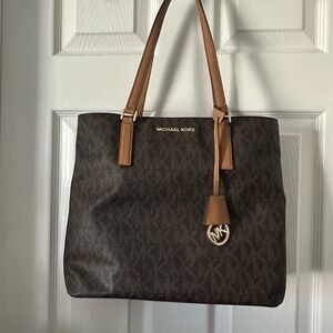 Michael Kors Dark Brown Signature Tote